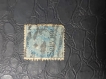India-1866-72-Queen-Victoria-1/2-Anna-Blue,-Small-Service