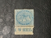 India-1873-Queen-Victoria-1/2-Anna-Dark-Blue-Die-II-MNH/VF/XF-with-Extra-Mrgin