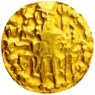 Samatata Region Gold Dinar Coin of Post Guptas.