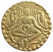 Gold Four and Half Masha Coin of Kalachuris of Tripuri.
