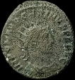 Billon Antoninianus Coin of Carinus of Roman Empire.