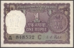 One Rupee Note of 1971 Signed by I.G. Patel.