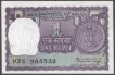 One Rupee Note of 1980 Signed by Manmohan Singh.