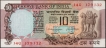Ten Rupees Note of 1977 Signed by M. Narasimham.
