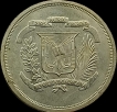1978 Copper Nickel One Peso Coin of Dominican Republic.