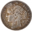 1888 Silver Fifty Centimes of Fance.