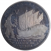 1992 Silver Ten Pesos Coin of Cuba.