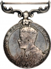 Rare Silver Medal of King George V Kaisar - i - Hind and Good Conduct 