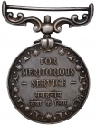  Scarce Republic India Meritorious Service Silver Medal  Awarded to Selected Non-Commissioned Armed Forces.