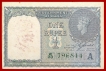 Rare-One-Rupee-Note-of-1944-Signed-by C.E.-Jones.