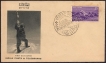 FDC-of-Conquest-of-Everest,-1953-Madras-Cancellation.