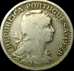 1928 Copper Nickel Fifty Centavos Coin of Protugal.