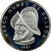 1981 Silver One Balboa Coin of Panama.