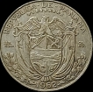 1962 Silver One Fourth Balboa Coin of Panama.