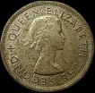 1953 Silver One Crown Coin of Southern Rhodesia.