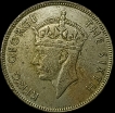 1950 Copper Nickel One Rupee Coin of Mauritius.