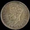 1944 Silver Six Pence Coin of Zimbabwe.
