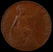 1922 Bronze Half Penny Coin of United Kingdom..