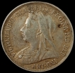 1900 Silver One Shilling Coin of United Kingdom.