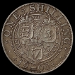1900 Silver One Shilling Coin of United Kingdom.