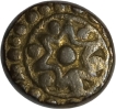 Scarce-Travancore-Brass-Puveera-Token-of-Tirucoilur-Region.