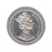 1993 Silver Proof Crown Coin of Gibraltar.