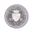 1998 Silver Ten Diners Proof Coin of Andorra.