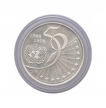 1995 Silver Five Ecu Proof Coin of Belgium.