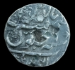 Silver One Rupee Coin of Ahmad Shah Bahadur of Kalpi Mint.