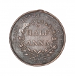  Madras Mint Copper Half Anna Coin of East India Company of 1835