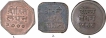 Copper Anna Coins of Mewar State Bhupal Singh.