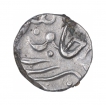 Silver Half Rupee Coin of Pratapgarh State Dulep Singh.
