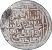 Silver Tanka Coin of Ghiyath Ud Din Balban of Hadrat Delhi Mint of Delhi Sultanate.