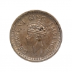 Bombay Mint Silver One Rupee Coin of King George VI of 1944