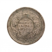 Lahore Mint Silver One Rupee Coin of King George VI of 1944