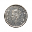  Calcutta Mint Silver Half Rupee Coin of King George VI of 1939