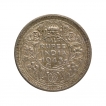 Silver Half Rupee Coin of King George VI of Lahore Mint of 1943.
