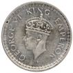  Lahore Mint Silver Large Five Half Rupee Coin of King George VI of 1945