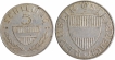 Set of Two Different Silver Five and Ten Schillings Coins of Different Year of Austria.