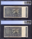 Rare Consecutive One Hundred Rupees Gandhi Notes of 1969 Signed by L.K. Jha.