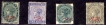 1885, Jhind Overprinted on Victoria Postage Stamps, 4 Values