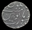 Silver Half Rupee of Aurangzeb Alamgir of Surat Mint.