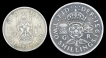 Two Different Cupro-Nickel Shilling Coins of Different Year of United Kingdom.