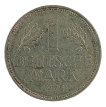 Nickel One Deutsche Mark Coin of Germany Issued in 1975.