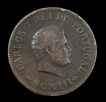Roman-Numeral-dating-Bronze-Half-Tanga-Coin-of-Carlos-I-of-Indo-Portuguese.