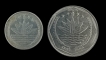 Stainless-Steel-Twenty-Five-Poisha-&-one-Taka-Coins-of-Bangladesh.