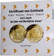 Gold Twelve and half Euros Coin of Belgium Issued in 2019.