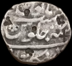 Farrukhsiyar,-Bankapur-Mint,-Silver-Rupee,-AH-1130/7-RY.