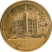 Queen-Elizabeth-Goldd-Gilt-Bronze-Medallion-of-Silver-Jubilee-of-1977.