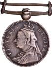 Silver-Volunteer Long-Service-and-Good-Conduct Miniature--Medal-of-Victoria-Queen-of-1894.
